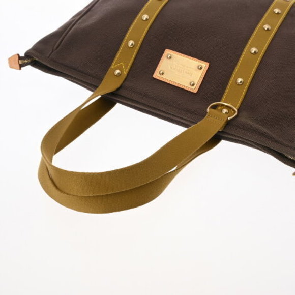Louis Vuitton LV Cup Antigua Hippo GM Brown Khaki Tote Bag - Picture 3 of 12